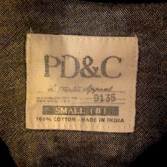 PD&C Boys Plaid striped button down - Picture 3 of 5